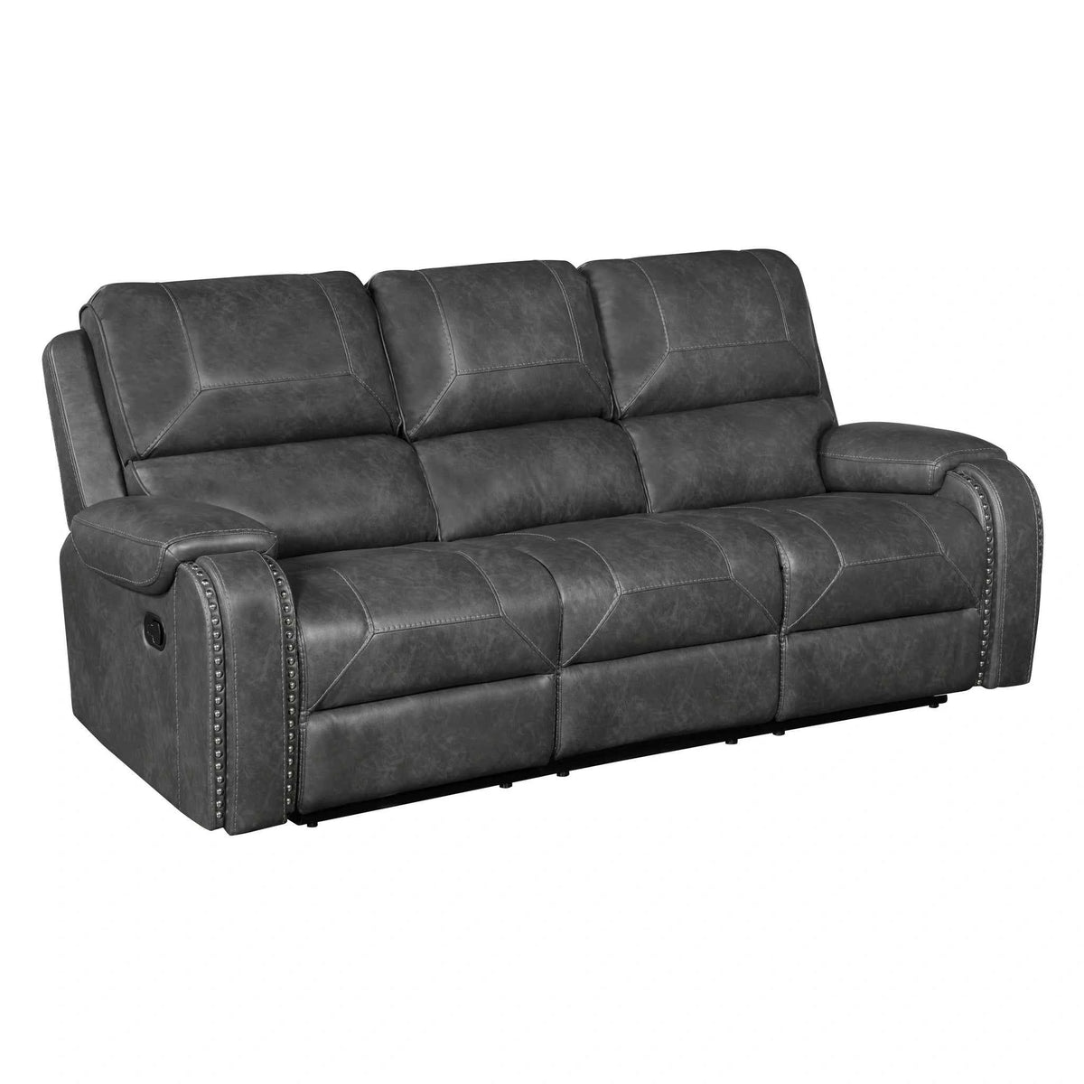 Newnan Double Reclining Sofa With Center Drop-Down Cup Holders