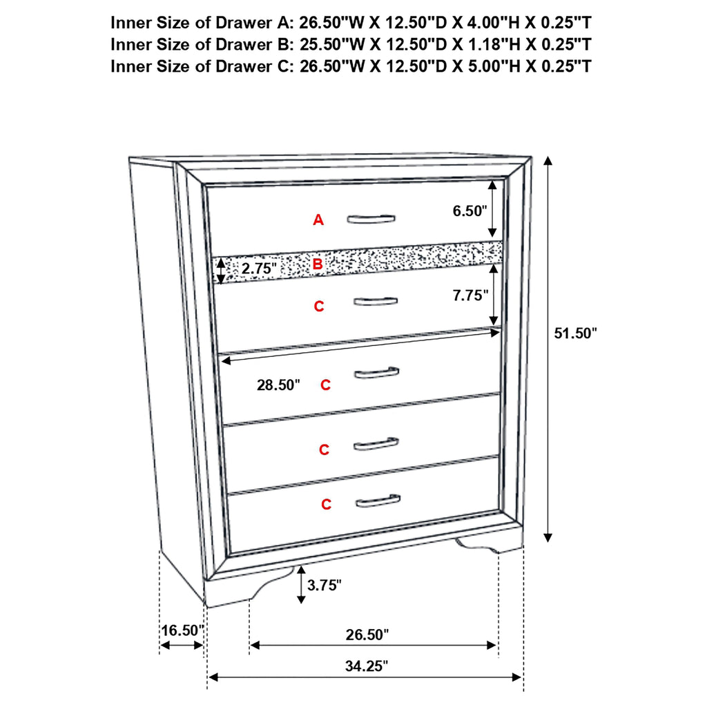 Miranda Chest of Drawers
