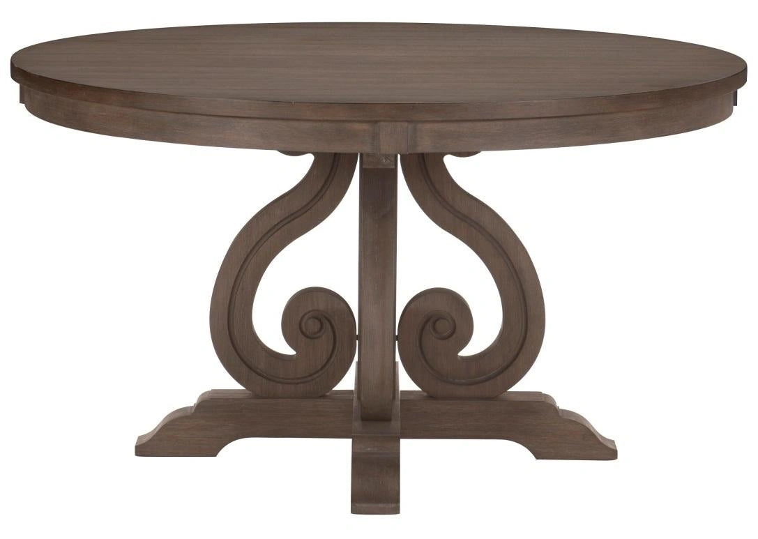 Toulon  Round Dining Table in Dark Pewter 5438-54*
