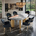 Northwich 7 Pc. Dining Table Set W/ Black Chair