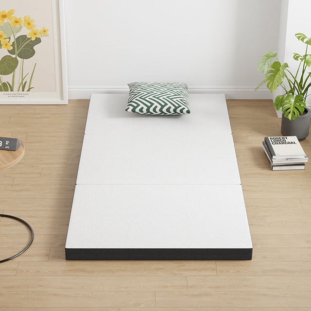 Hollyhock 3" Twin Tri-Fold Memory Foam Topper