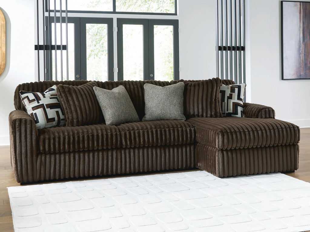 Midnight-Madness Sectional Sofa with Chaise
