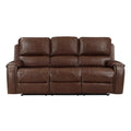 Newnan Double Reclining Sofa with Center Drop-Down Cup Holders, Receptacles and USB Ports