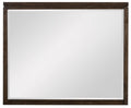 Griggs Mirror in Dark Brown 1669-6