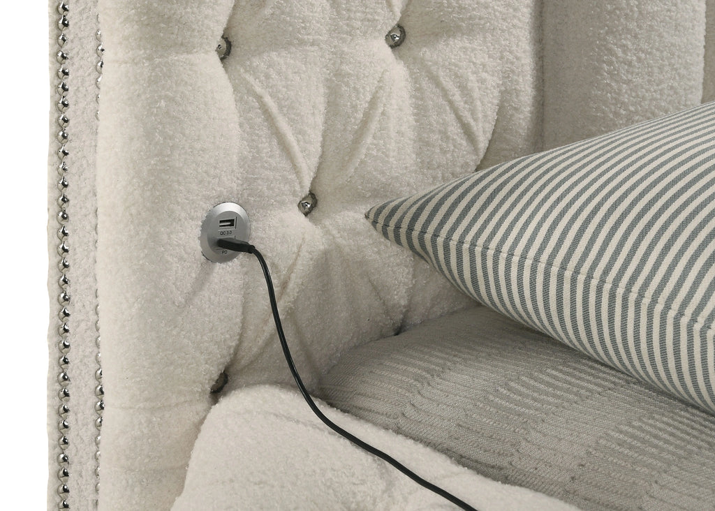 Sonya Panel Floor Storage Bed