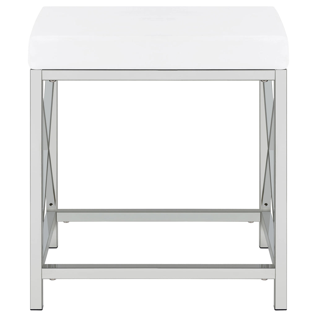 Eliza Makeup Vanity Table with LED Mirror and Stool