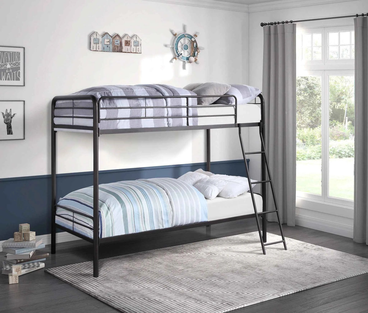 Lunar Twin/Twin Bunk Bed