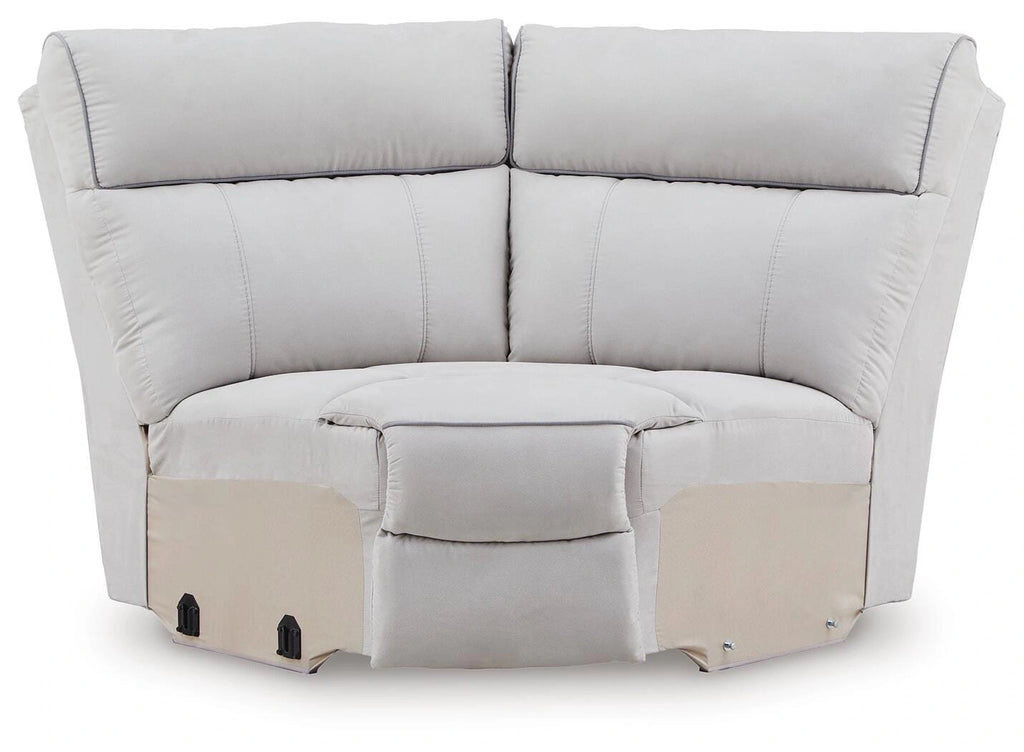 Social Pointe Reclining Sectional with Storage Consoles