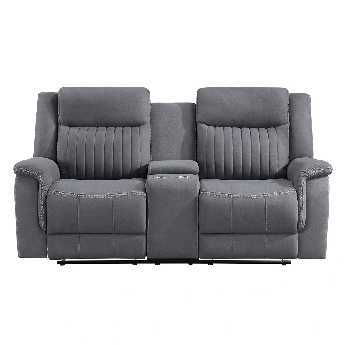 Dean Double Reclining Love Seat With Center Console