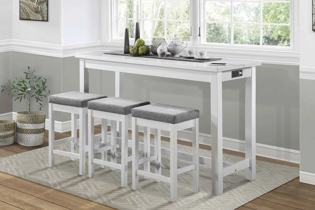 Connected 4-Piece Pack Counter Height Set - Twin
