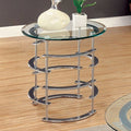 Clonmel End Table, Chrome