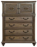 Rachelle 4 Drawer Chest in Weathered Pecan 1693-9
