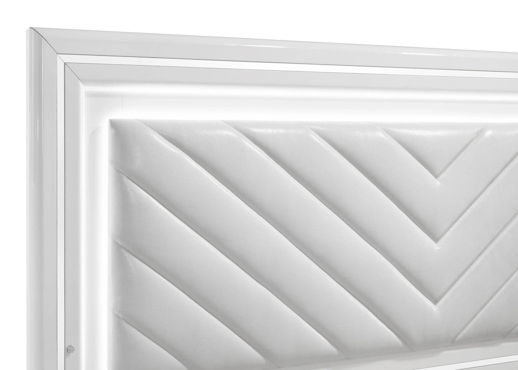 Cassia Panel Bed with LED Lighting