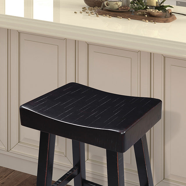 Biasca 29" Stool (2/CTN) White, Brown, & Black