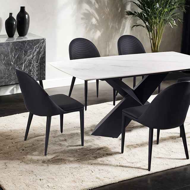 Lenvik 7 Pc Dining Table Set White