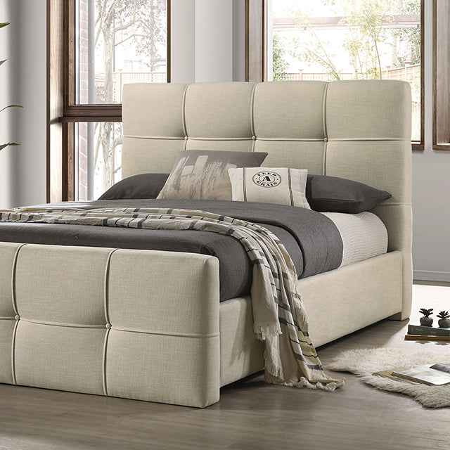 Merced Bed Ivory