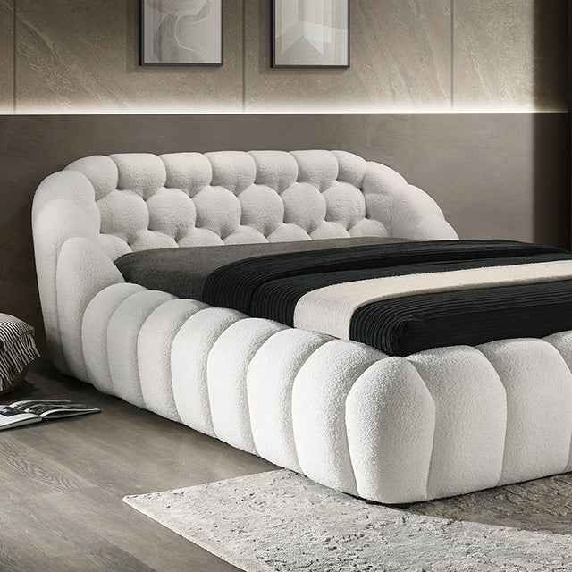 Newquay Bed Black, White, & Gray