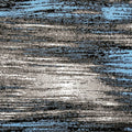 Sivas Area Rug Black and Blue