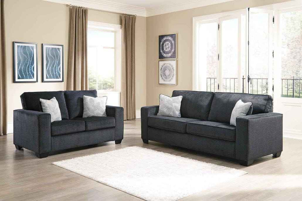 Sofa & Loveseat + Set coffee table x3 Free rug