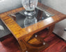 GLASS end table