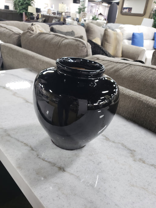 VASE  BLACK