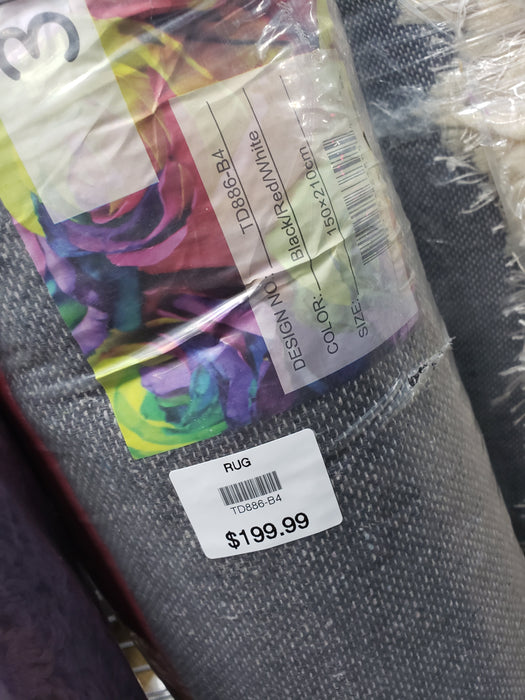RUG ( BLACK / RED/ WHITE)