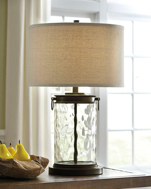 Glass Table Lamp (1/cn)