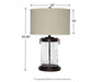 Glass Table Lamp (1/cn)