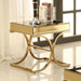 SUNDANCE Brass End Table, Brass
