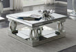 Silver Mirrored Coffee Table