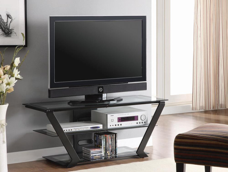 G701370 Contemporary Black TV Console