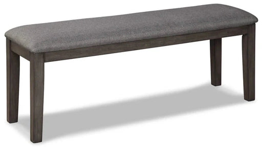 RECT DRM BUTTERFLY EXT TABLE 4 CHAIRS & BENCH