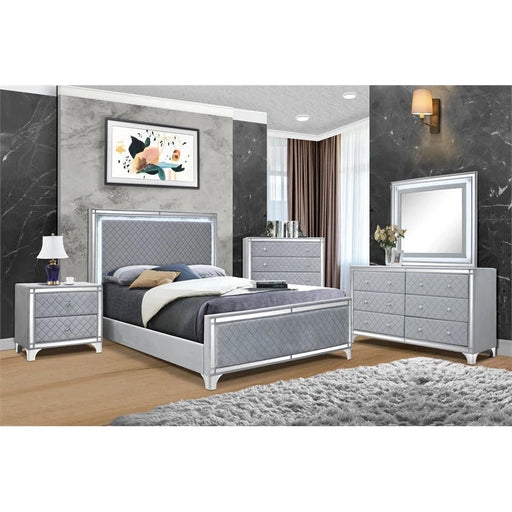 QUEEN SET 5PC  GRAY VIP GALAXY