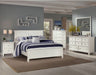 QUEEN BEDROOM SET 5PCS WHITE VIP New Classic