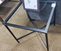 GLASS END TABLE VIP BROYHILL F