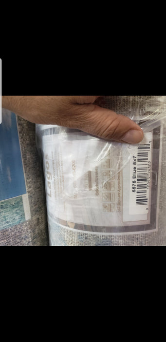 BLUE  RUG 5*7 VIP HENRY