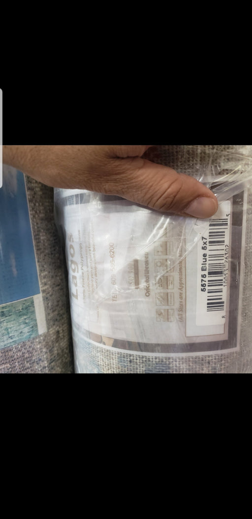 BLUE  RUG 5*7 VIP HENRY