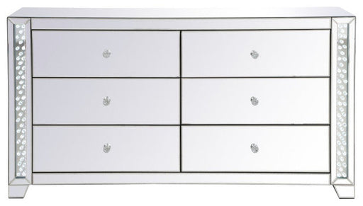 dresser Led Mirrored 6 Drawers