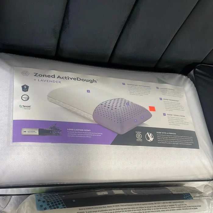 QUEEN  PILLOW Z  ZONED LAVANDER
