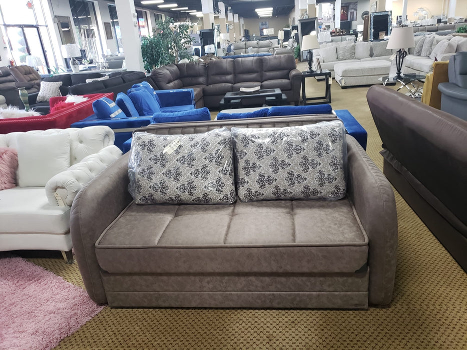 SLEEPER LOVESEAT REG FABRIC VIP OTTOMANSON