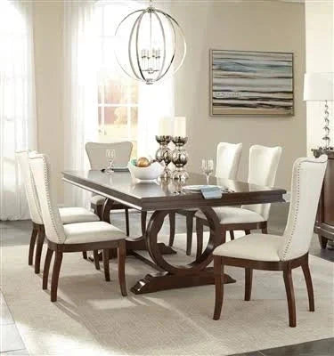 Dining Set in Cherry  9PCS